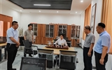 西北師范大學(xué)梁旺兵一行來(lái)校考察指導(dǎo)